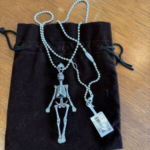 LAGOS Silver Skeleton Necklace